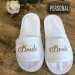 Personalised Wedding Slippers - Any Role Added